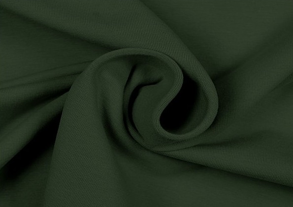 Tkanina oxford w kolorze ciemnej zieleni